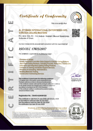 ISO Certificate